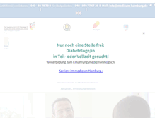 Tablet Screenshot of medicum-hamburg.de